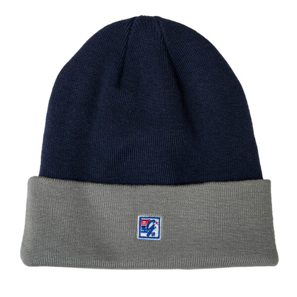 BEANIE KNIT CUFF USTATE LOGO NAVY